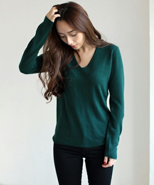 ウォッシャブルソフトタッチV N長袖PO