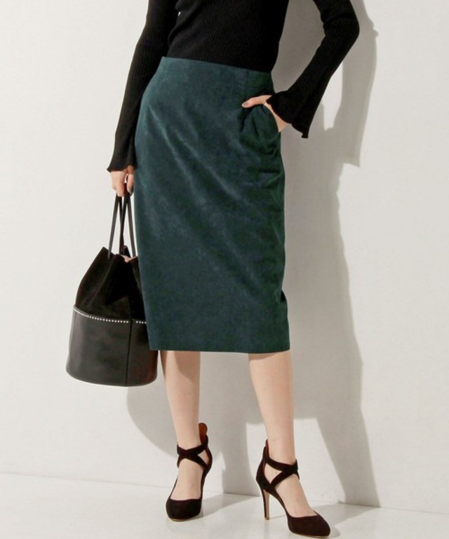 UWCE フェイクスウェードタイトスカート