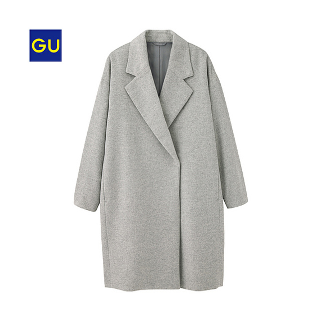 ウールブレンドビッグチェスターコート