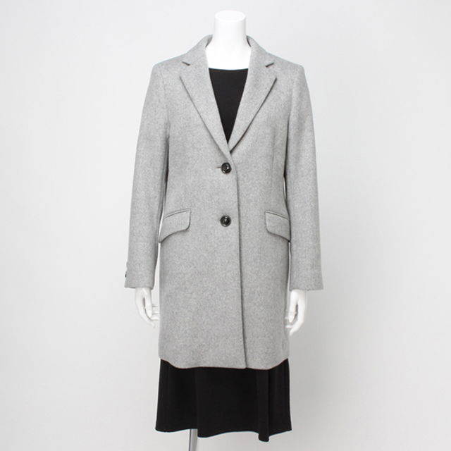 2ボタンシングルチェスターコート