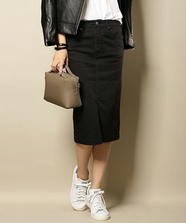 nano・universe　Reカラータイトスカート