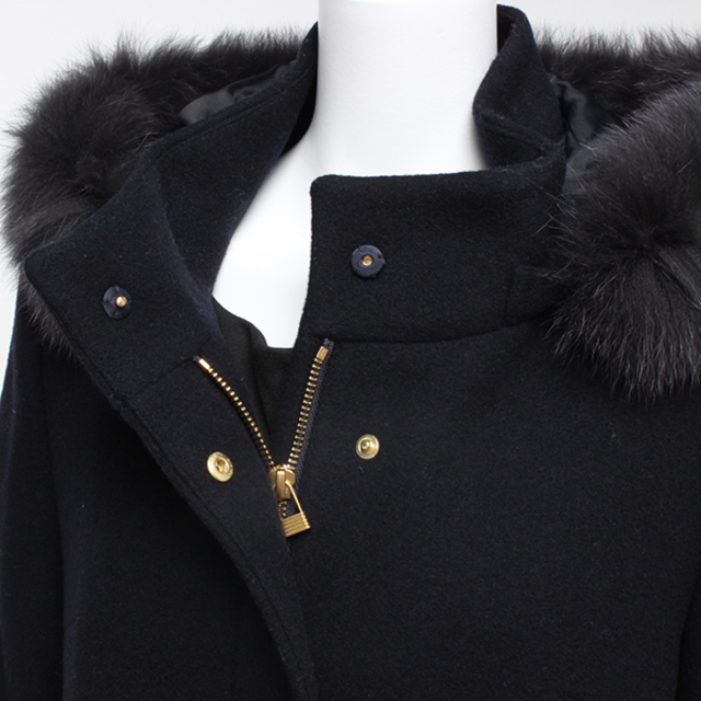 フードFOX比翼コート