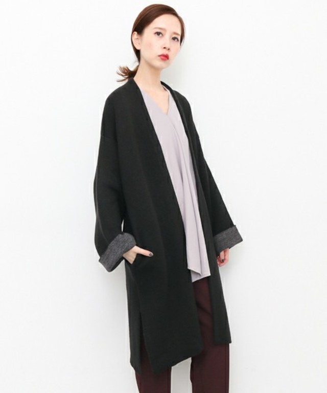 KBF Wフェイスコーディガン