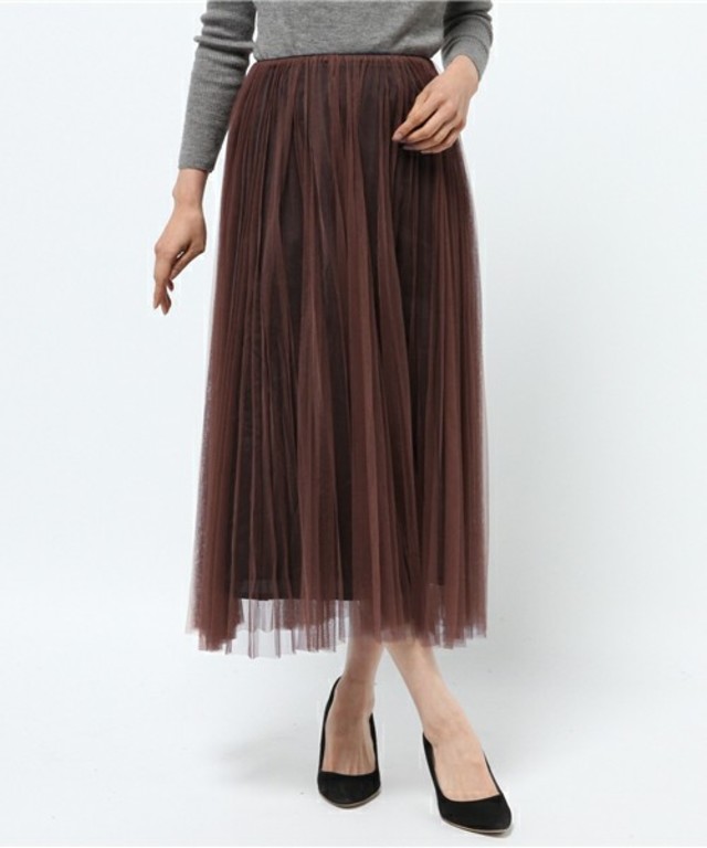 SpRay チュールマキシスカート