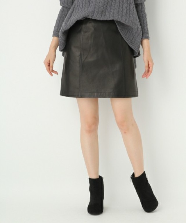 apart by lowrys リアルレザーミニスカート