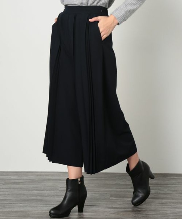 ROPE' PICNIC ランダムプリーツワイドパンツ