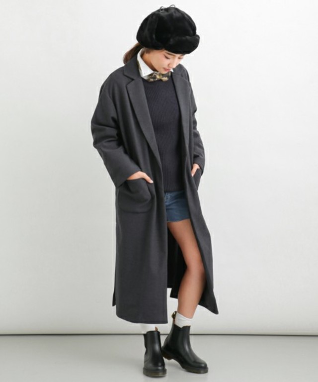 URBAN RESEARCH Wフェイス裏起毛コート