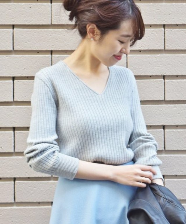 リブV プルオーバー