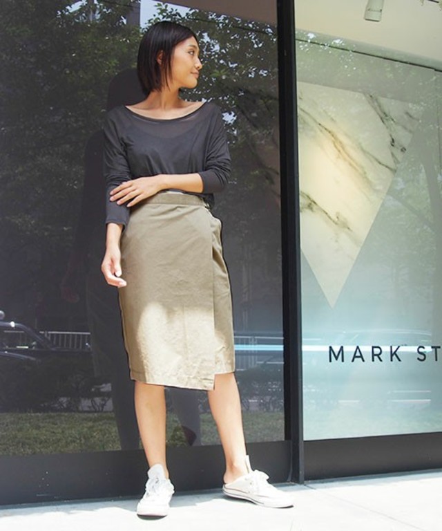 Ingrid ミドルラップスカート