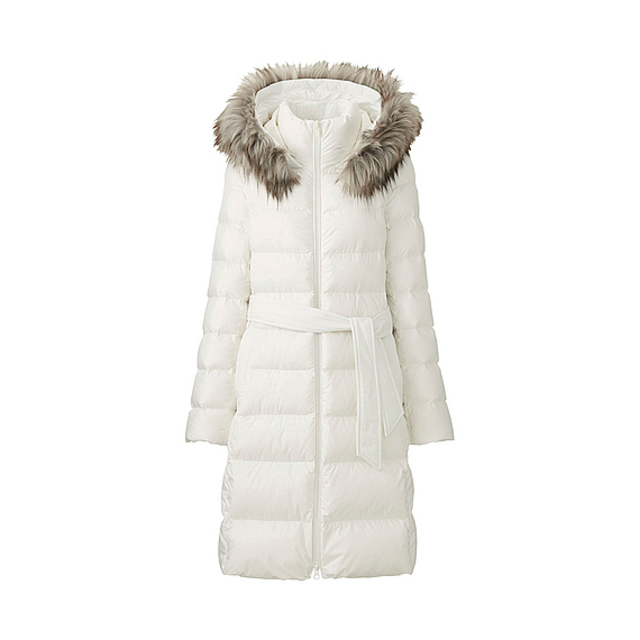 WOMEN ライトウェイトダウンフーデットコート