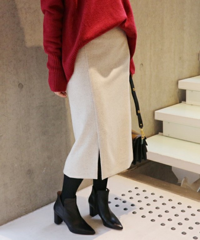 IENA ストレッチツイードカラースカート