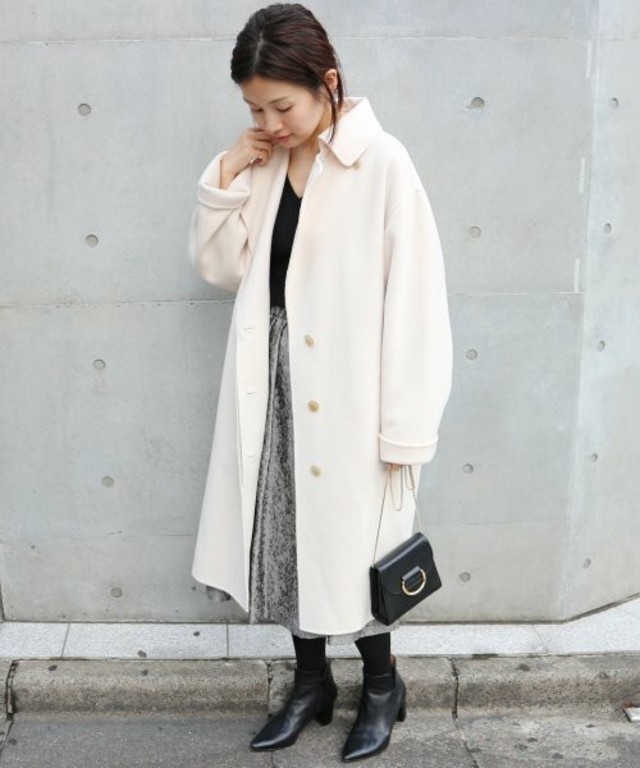 Wフェイスコクーンコート