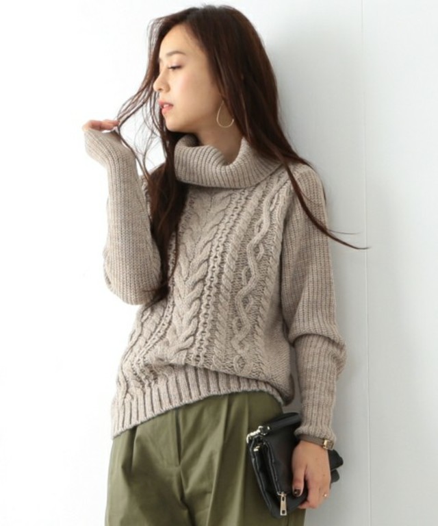 BEAMS LIGHTS / タートルケーブル 片畦 プルオーバー