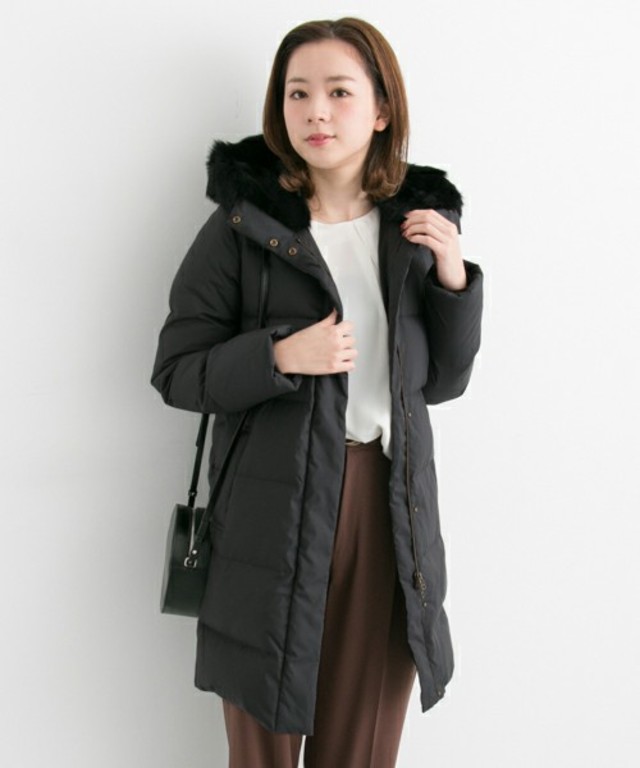 URBAN RESEARCH UR ラビットフードストレッチダウン