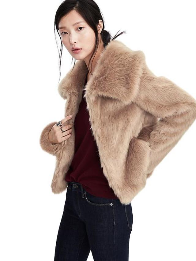 エコファー クロップドコート