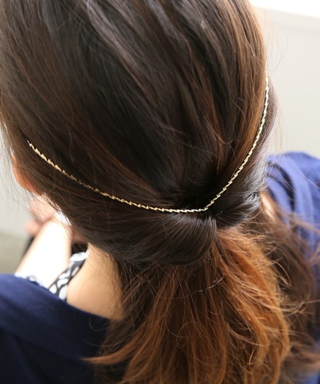 queite ツイストバックカチューシャ