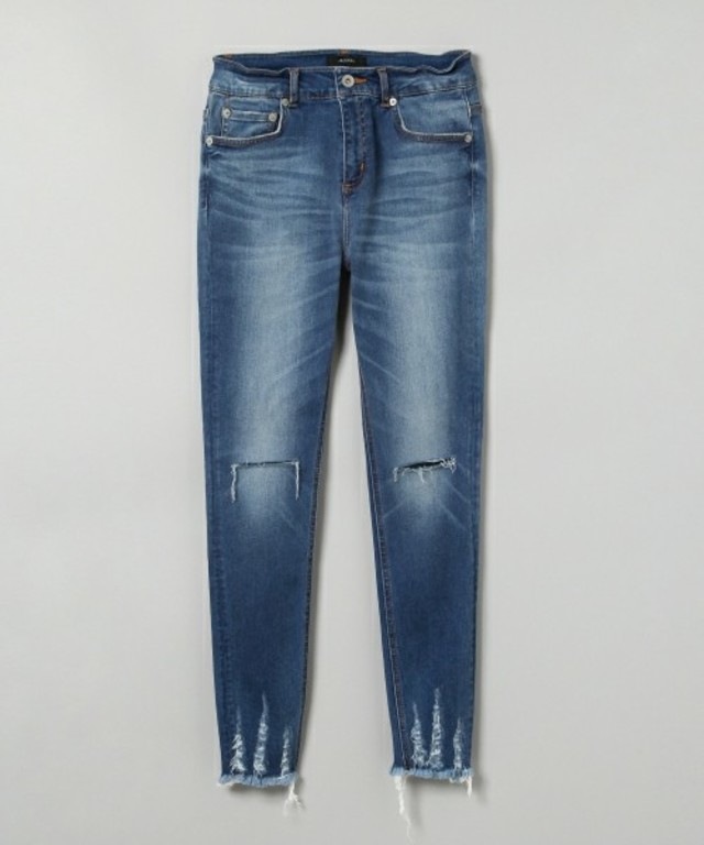 アソートクラッシュクロップドデニムスキニー