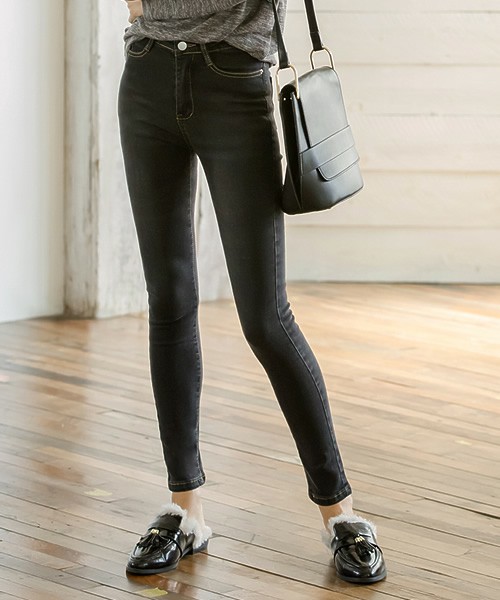 Re:EDIT　ヴィンテージ風デニムパギンスボトムス