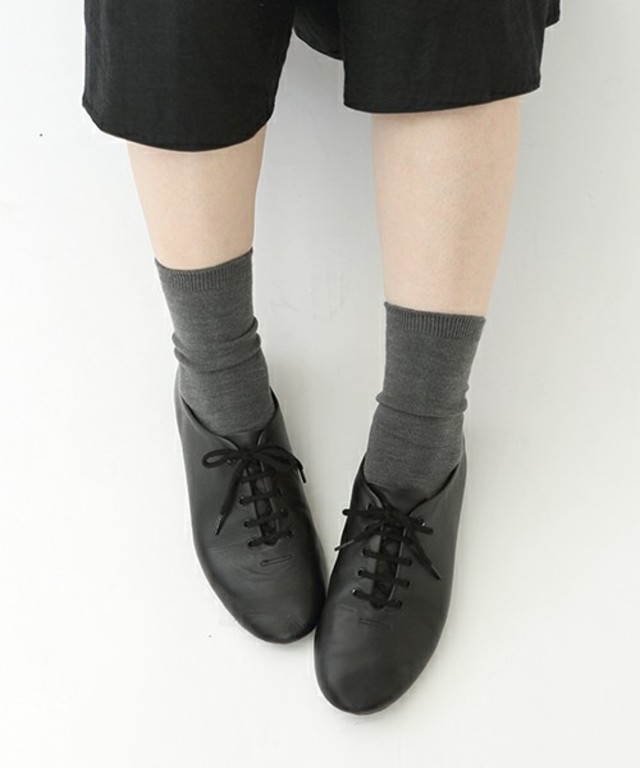 靴下屋　コットンブレンド無地ソックス