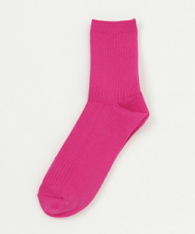 WEGO　ネオンリブソックス