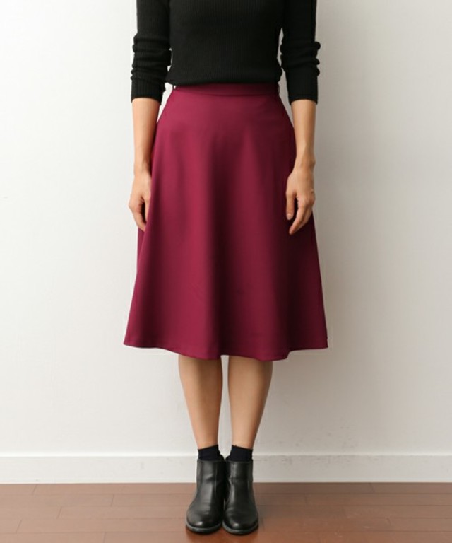 URBAN RESEARCH DOORS WOMENS DOORS ツイルフレアスカート