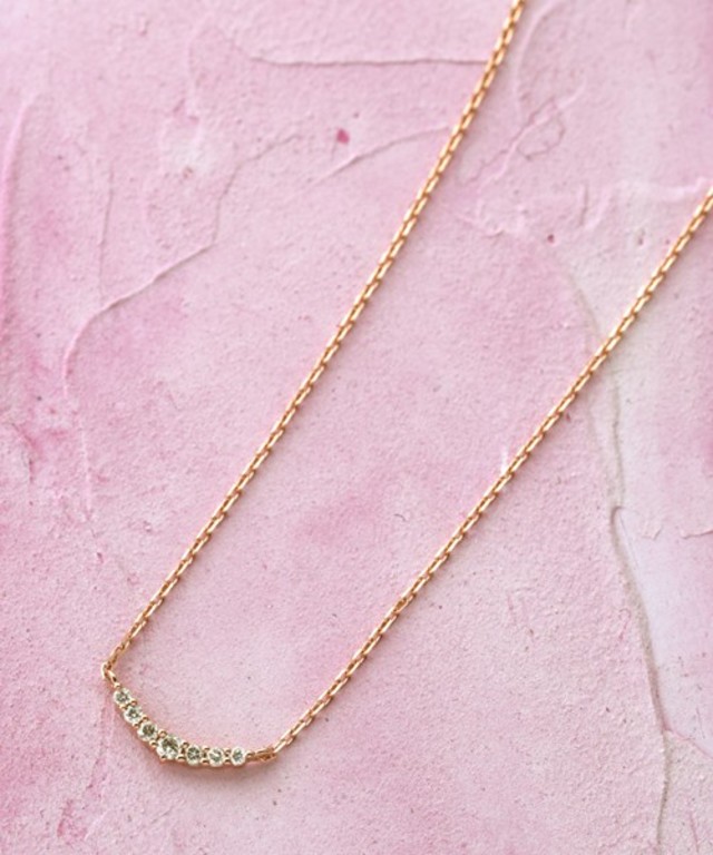 K10ピンクゴールドネックレス