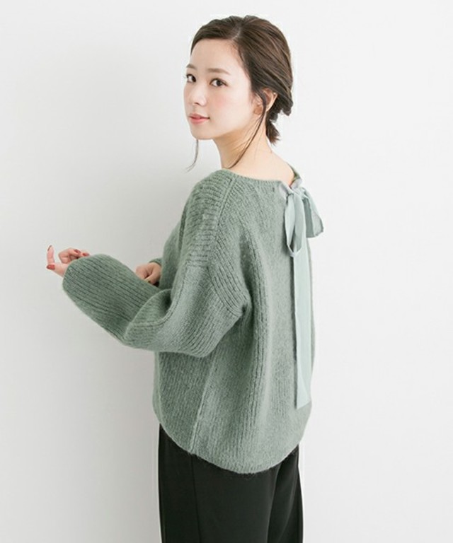 URBAN RESEARCH / UR BACKリボンニット