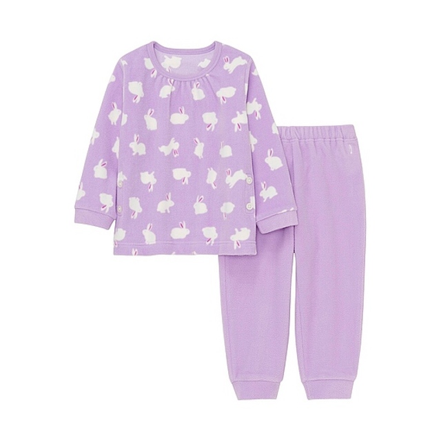 BABY マイクロフリースセット（ウサギ・長袖）