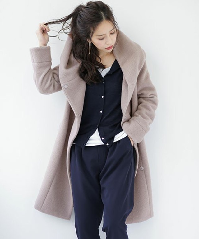 【WEB限定カラー】 変形衿コート