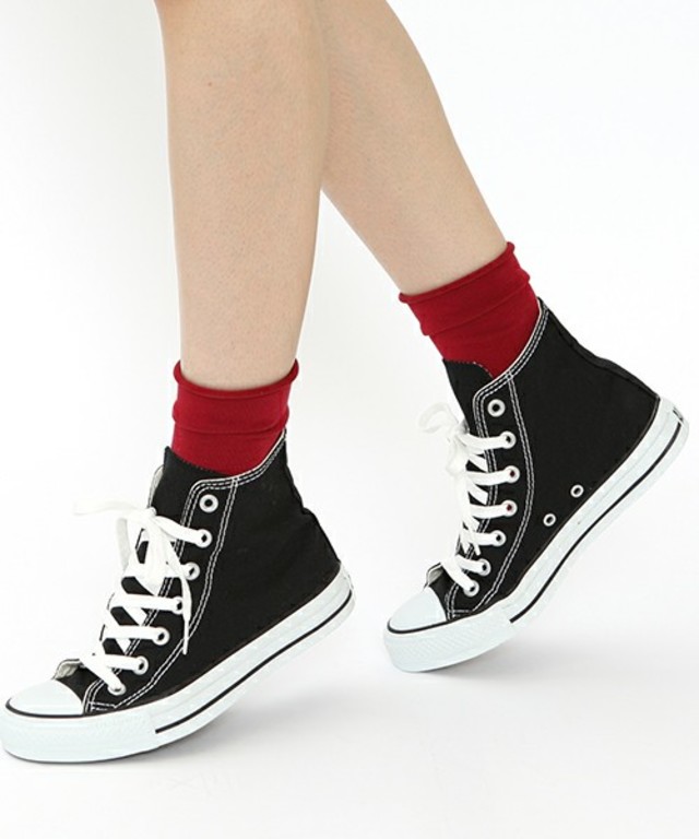 くるくる無地ソックス