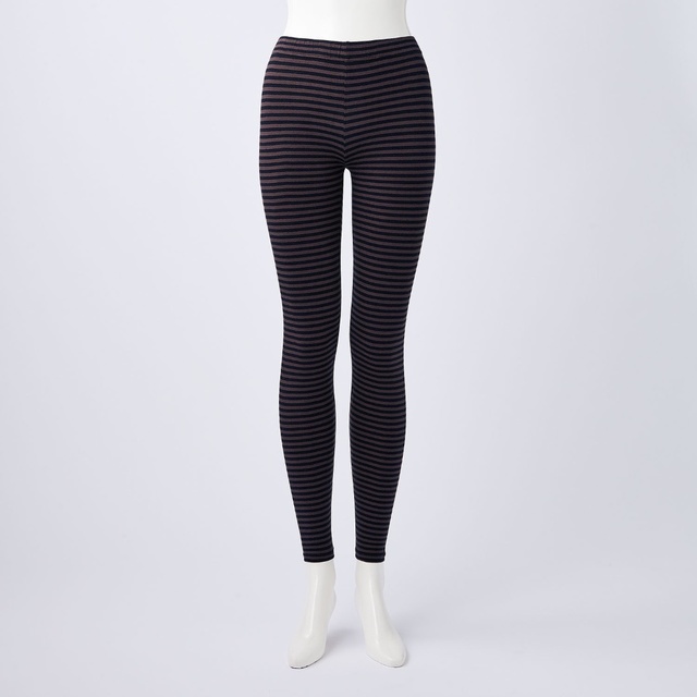 ＜ベルメゾン＞あったかインナー・綿混十分丈レギンス（ホットコット）