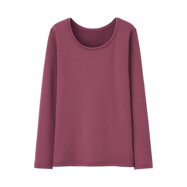 ＜ユニクロ＞ヒートテックウルトラウォームクルーネックT（長袖）