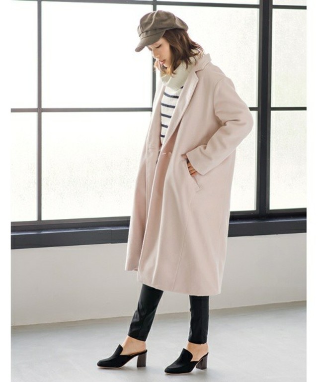 Re:EDIT　裏地付きあったかチェスターコートアウター