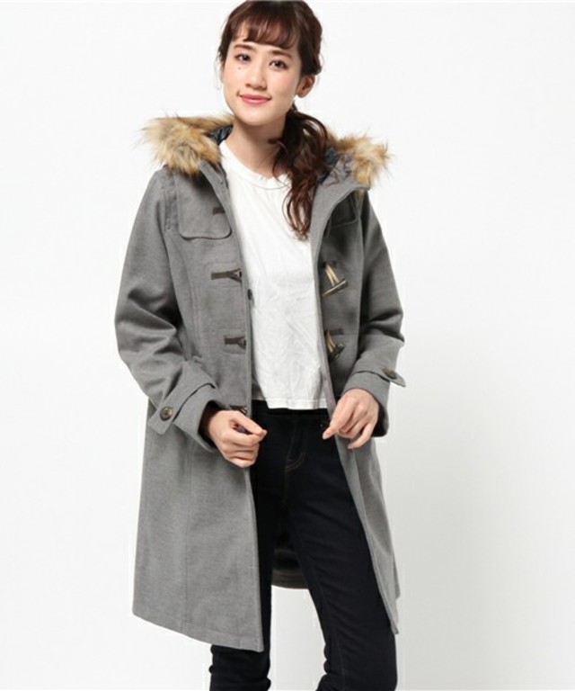 ロングダッフルコート / earth music&ecology