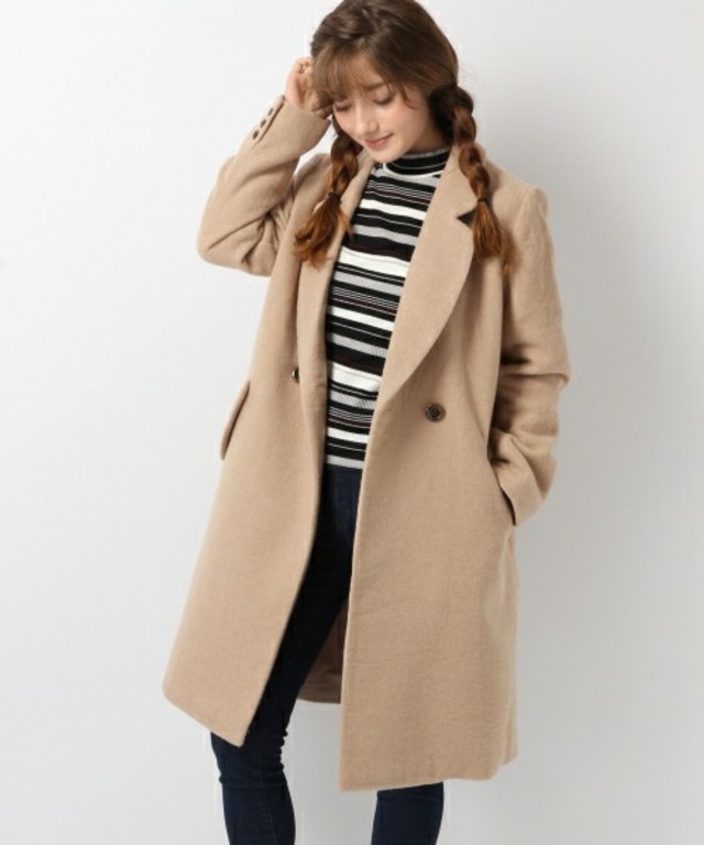 モッサWチェスターコート / Heather