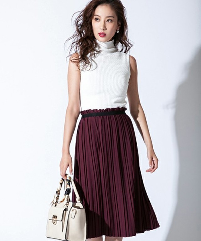 fifth ロングプリーツスカート