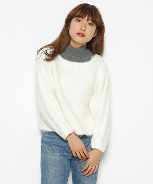 SLY /MOHAIR LIKE LG TOPS