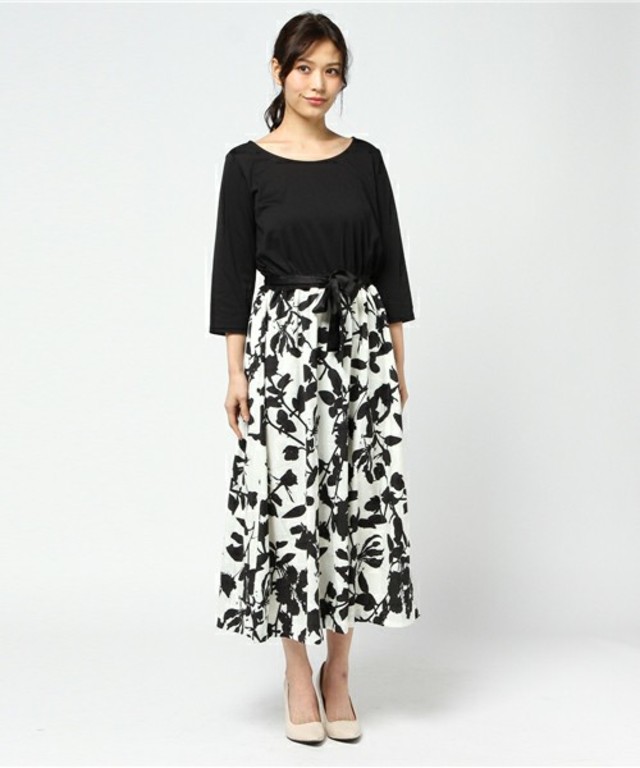 Ranan  ドッキングデザインマキシワンピース