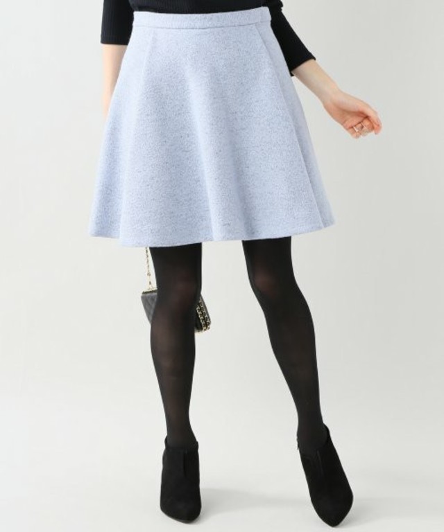 SLOBE IENA ウールブークレーミニスカート