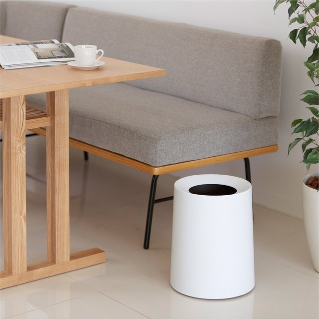 イデアコ ゴミ箱 チューブラー オム サンドホワイト