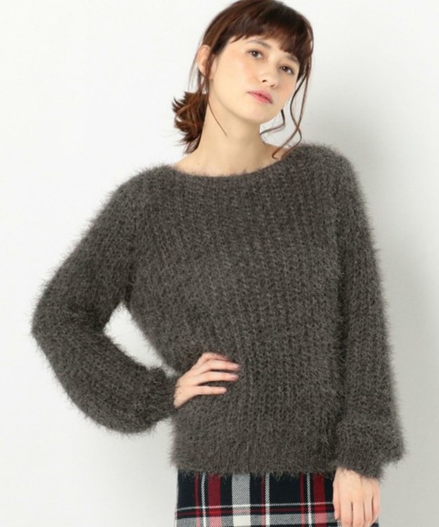 フェザーヤーンローゲージプルオーバー