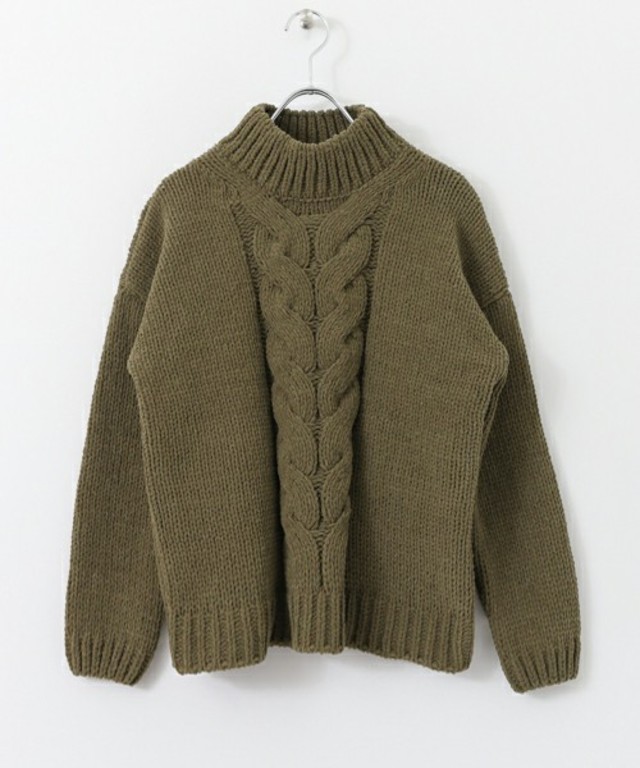 モールヤーンボリュームセーター