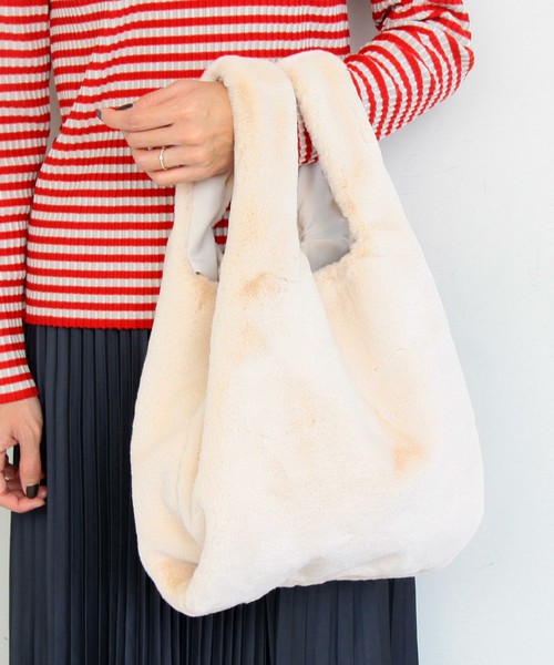 BY∴ フェイクファーショッパーBAG2