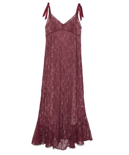 snidel レースキャミソールワンピース