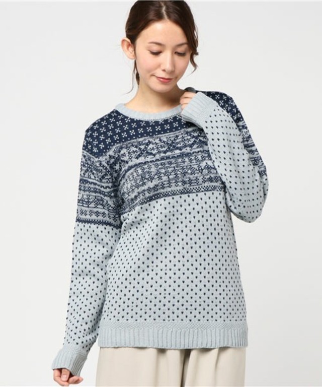 hardcover 雪柄ニット