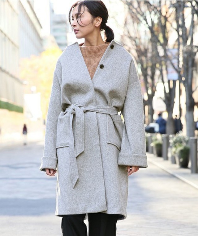 apart by lowrys casheep　ドロップノーカラーコート