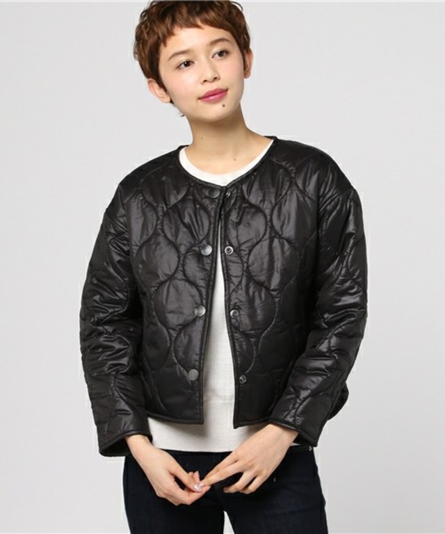 LUCA/ひょうたんキルティングショートジャケット