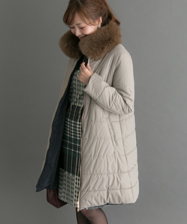 【URBAN RESEARCH ROSSO】リバーシブル中綿コート