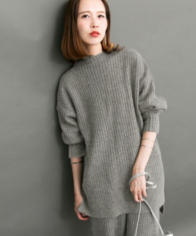 KBF リブサイドスリットプルオーバー