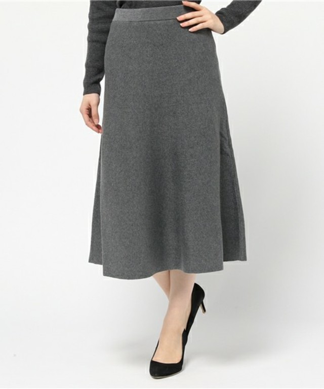 KOE ミラノリブフレアスカート